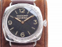 Panerai Radiomir PAM 685 Watch with Leather Bracelet and Stainless Steel Bezel