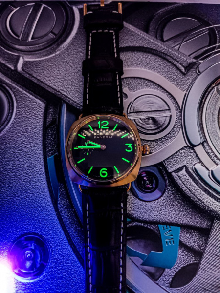Panerai Radiomir Collection 18k Rose Gold 42mm Brown Dial M Series PAM336