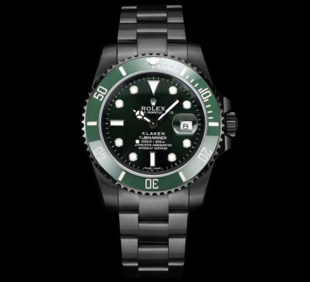 Rolex Blaken Submariner Date LV (black, DLC) 116610LV