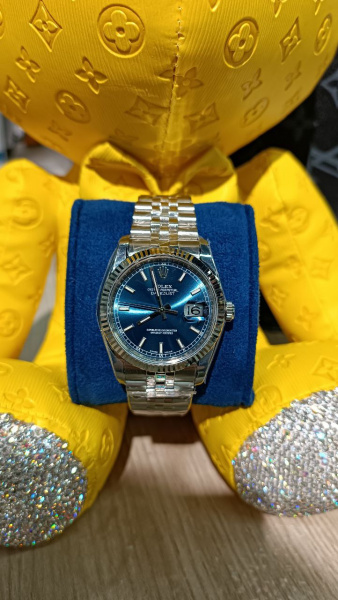 Rolex Datejust 36 White Rolesor Jubilee Bracelet 116234