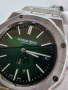 Audemars Piguet Royal Oak “Jumbo” Extra-Thin Platinum and Smoked Green Dial  15202PT.OO.1240PT.01