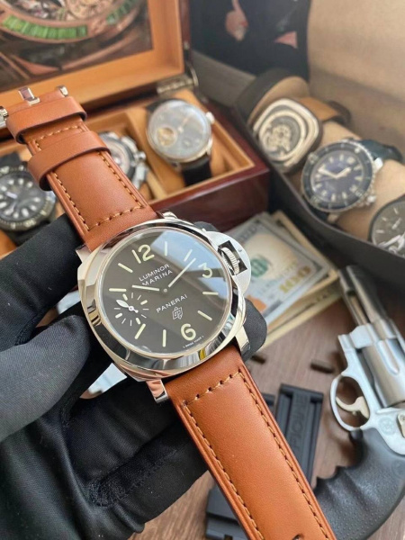 Officine Panerai Luminor Marina Logo Acciaio PAM01005