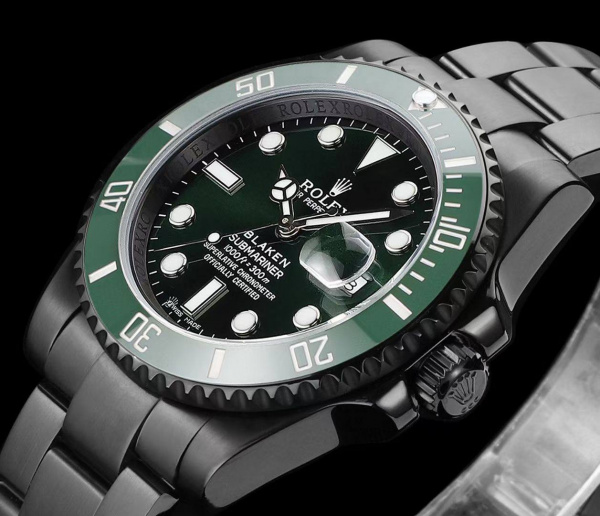 Rolex Blaken Submariner Date LV (black, DLC) 116610LV
