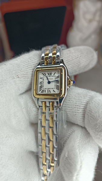 Cartier  Panthere de Cartier Small model, yellow gold and steel  W2PN0006