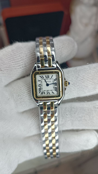 Cartier  Panthere de Cartier Small model, yellow gold and steel  W2PN0006