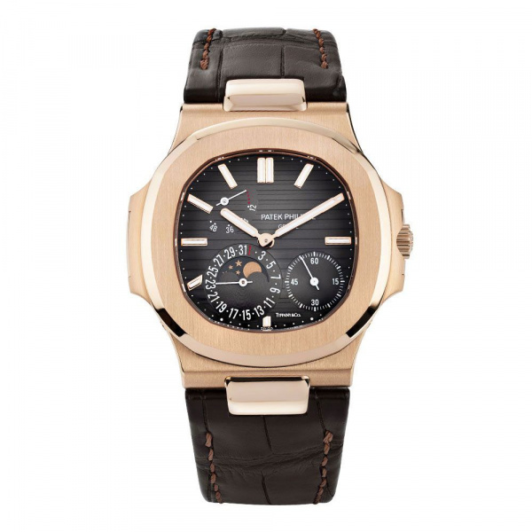 из золота au750 пробы Patek Philippe Nautilus 5712 Moon Phase Rose Gold