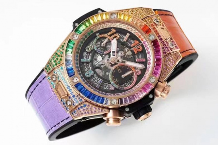 Hublot Big Bang Unico 42 mm Unico King Gold Rainbow 441.OX.9910.LR.0999