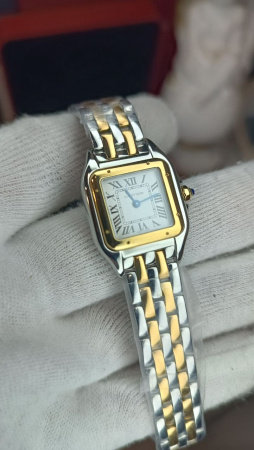 Cartier  Panthere de Cartier Small model, yellow gold and steel  W2PN0006