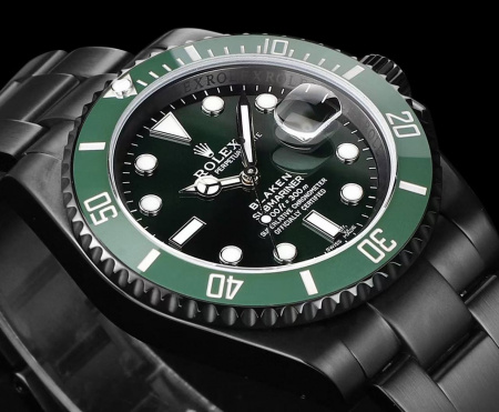 Rolex Blaken Submariner Date LV (black, DLC) 116610LV