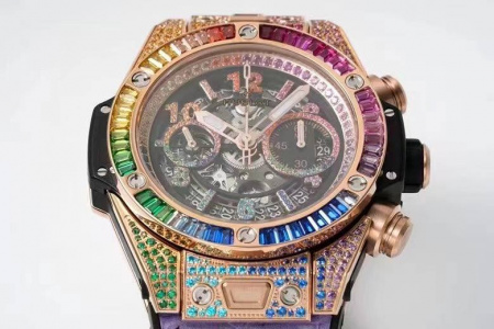Hublot Big Bang Unico 42 mm Unico King Gold Rainbow 441.OX.9910.LR.0999